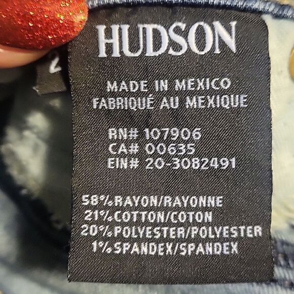 Size 27, Hudson skinny jeans - Picture 4 of 5
